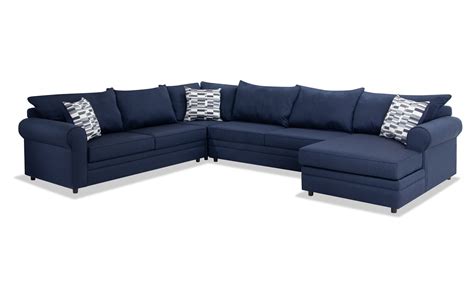 Coupon Blue Sleeper Sectional